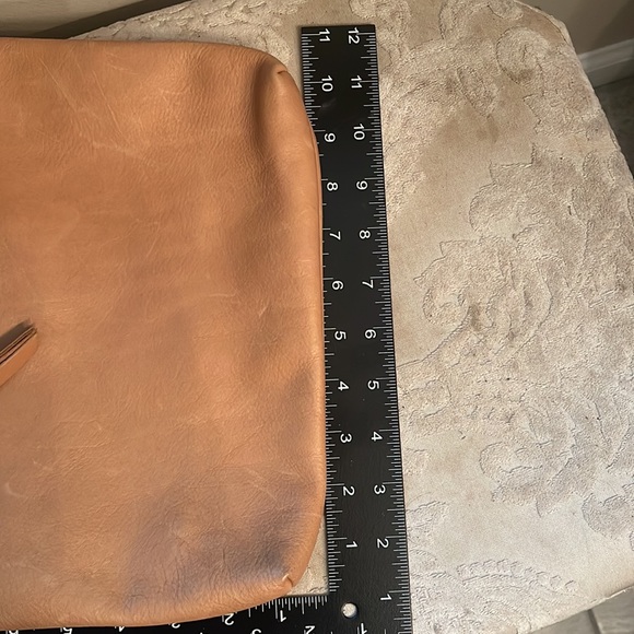 Sold - Leather Lucky Brand Crossbody with Fringe. - Picture 9 of 10